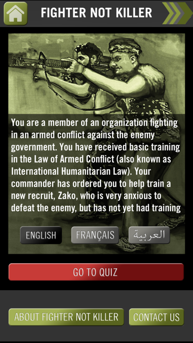 How to cancel & delete Fighter Not Killer - Test your knowledge of the Rules of War from iphone & ipad 4