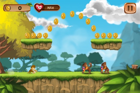 Banana Island - Monkey Run Game screenshot 2