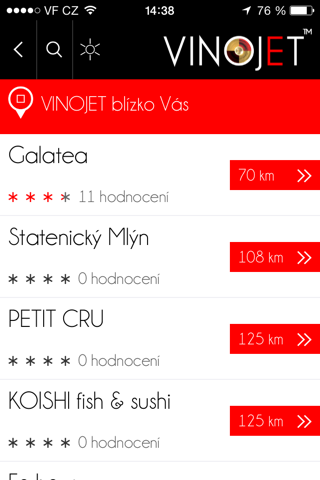 Vinojet screenshot 2