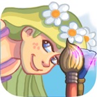 paint and discover the princess Rapunzel - Girls coloring game Rapunzel