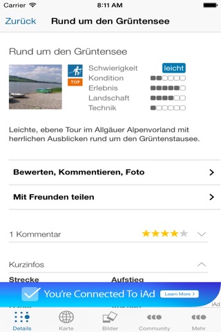 Nordic Walking - outdooractive.com Themenapps screenshot 3