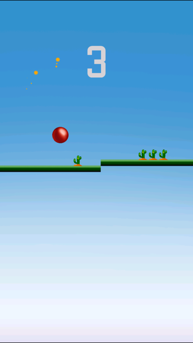 How to cancel & delete Easy Red Ball Bouncer - Bouncing Ball Endless Game! from iphone & ipad 4