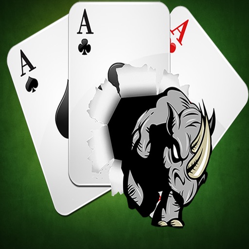 Let It Rhino - Best Twist Poker Five Card Hand Las Vegas Casino Strategy Journey iOS App