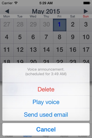 iSecretary. Voice memos. screenshot 4