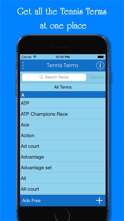 Tennis Terms