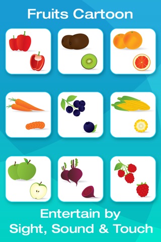 Fruit and Vegetable Picture Flashcards for Babies, Toddlers or Preschool screenshot 3