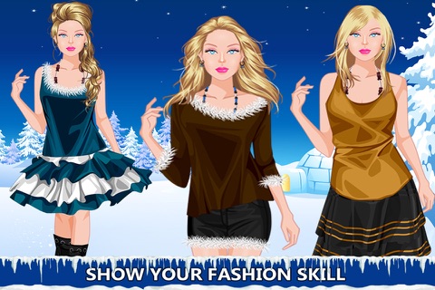Winter Girl Dress Up Game screenshot 4