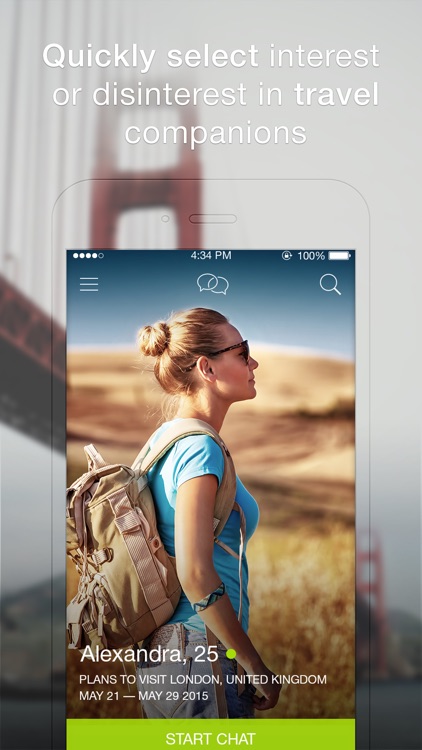 TripTogether: World Travelers’ Messenger app for finding Travel Mates