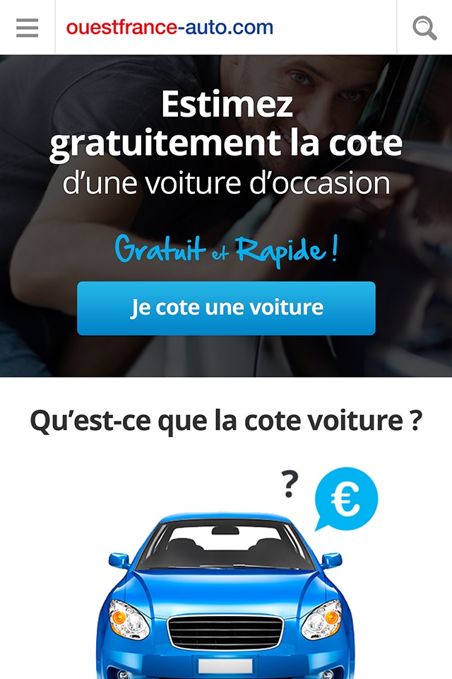 Ouest France Auto | Annonces voiture occasion & cote gratuite screenshot 4