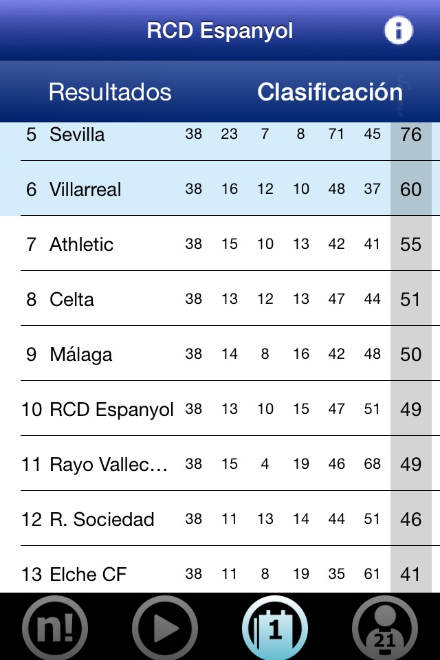 RCD Espanyol screenshot 2