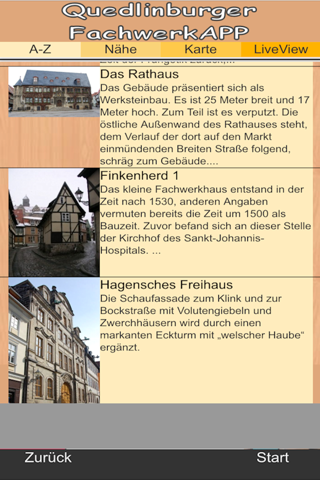 Quedlinburger FachwerkAPP - Das Welterbe City-Guide screenshot 2