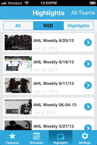 AHL Live screenshot 2