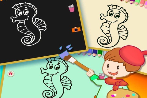 Coloring Book 6 - Making the sea animal colorful screenshot 4