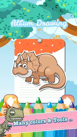 Game screenshot dinosaur coloring book online games for grade one apk