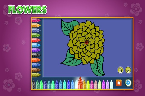 Coloring Book Flowers screenshot 2