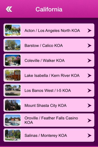 KOA Campgrounds screenshot 3