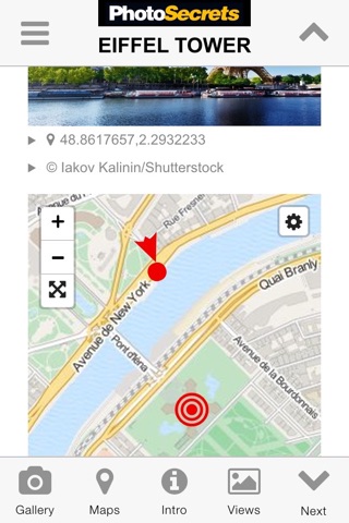 PhotoSecrets Eiffel Tower screenshot 4