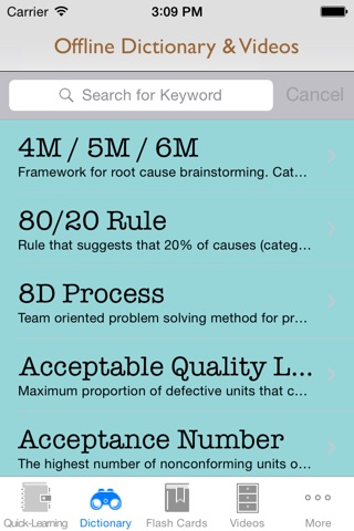 6 Sigma Guidance: Six Sigma Cheat Sheets with Glossary and Free Video Lessons screenshot 3