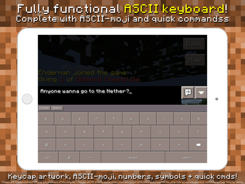 Игра PE Mods - Custom Keyboard for Minecraft Pocket Edition