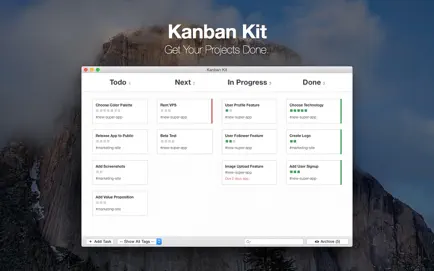 Personal Kanban Screenshot
