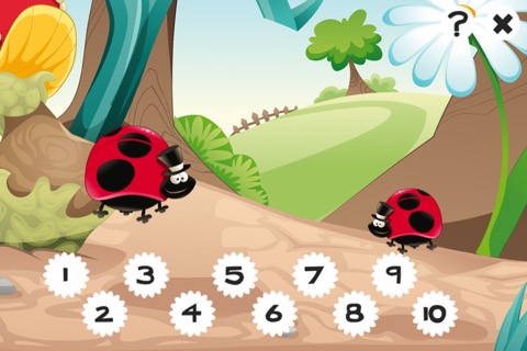 アクティブ！ 数えることを学ぶためにかわいい虫と子供のためのゲームを数えるのおすすめ画像3