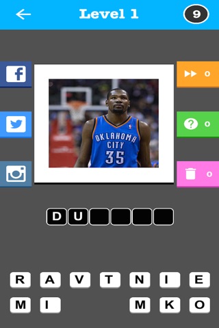 Pro Basketball Player Quiz - Guess the Name Trivia Game screenshot 3