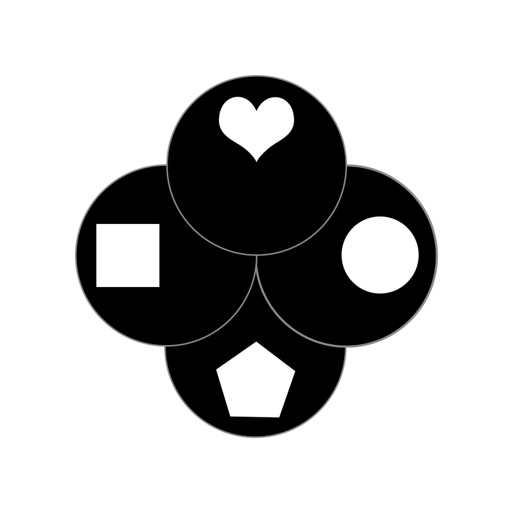 Four Shaped Dots Icon