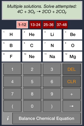 Chemistry Equation Balancing Calculator Free screenshot 2