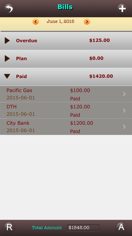 Bills Tracker for iPhone/iPad screenshot-4