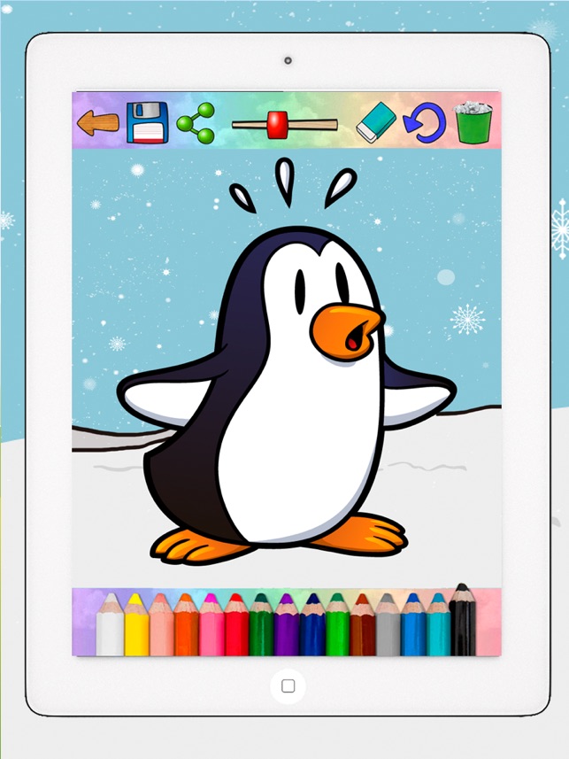 Sơn ma thuật chim cánh cụt - chim cánh cụt màu và sơn trên App Store