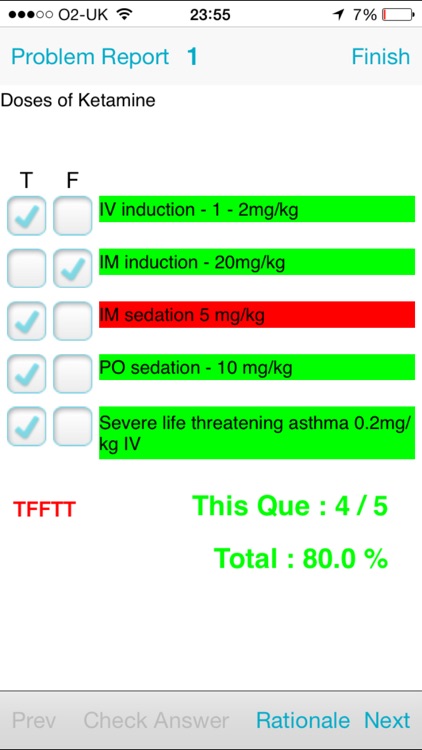 conquest FRCA MCQ screenshot-3