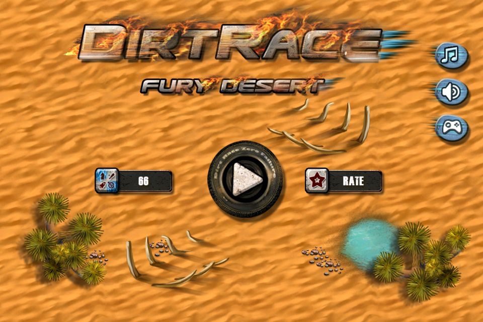 Dirt Race Fury Desert FREE screenshot 2