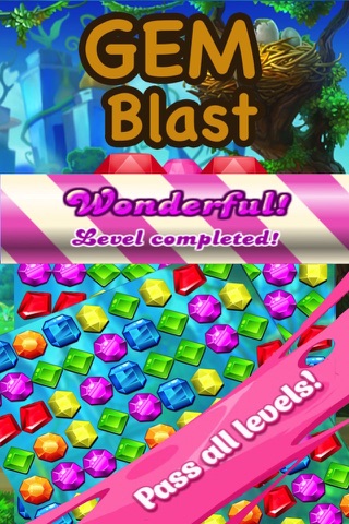 Gem Blast Bump-The Best Jewel Match 3 Game for Kids and Girls screenshot 2