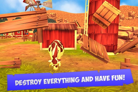 Cartoon Mad Cow Simulator 3D screenshot 4