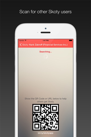 Skoty - Beam your Contact Card from your Watch or iPhone screenshot 2