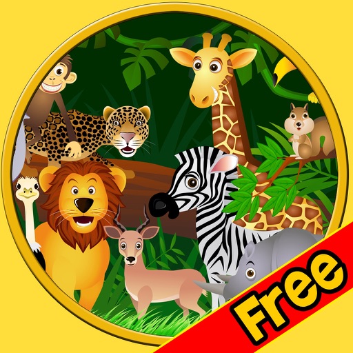 jungle animals for small kids - free
