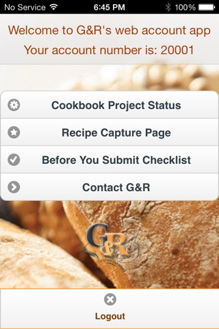 Custom Cookbook Web App screenshot 2