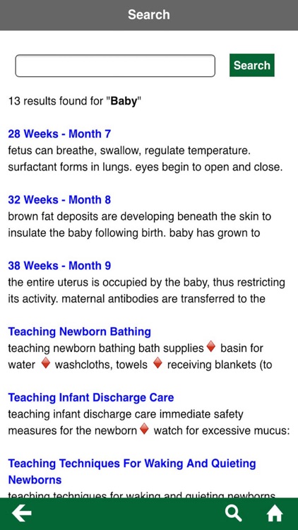 Maternity and Pediatric Nursing Reference App