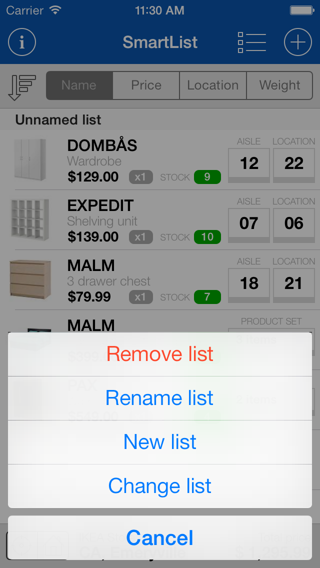 IKEA SmartList Pro Screenshot 4