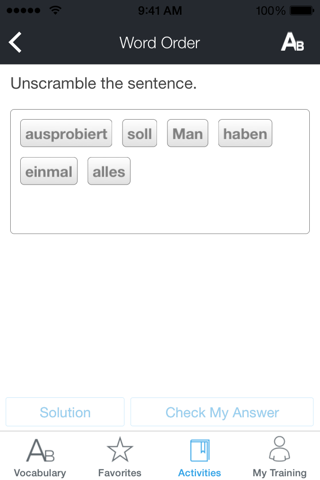 Rosetta Stone German Vocabulary screenshot 4