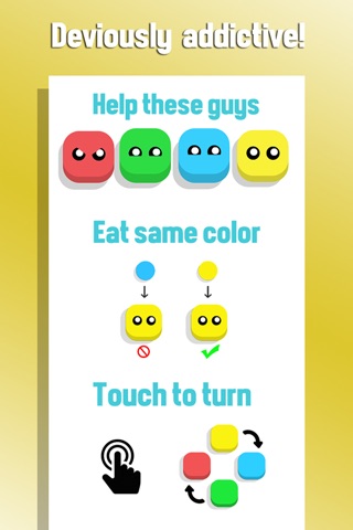 Color swing - mega crazy, cute and happy one-clicker jump game screenshot 2