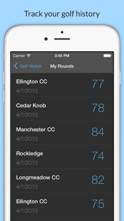 Golf Watch - Scorecard for iPhone and Apple Watch screenshot-3