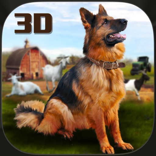 Village Farmer Dog 3D Simulator iOS App