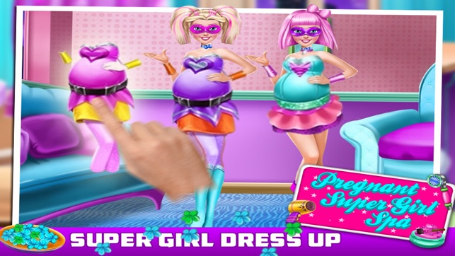 Pregnant SuperGirl Spa - Games For Kids(圖4)-速報App
