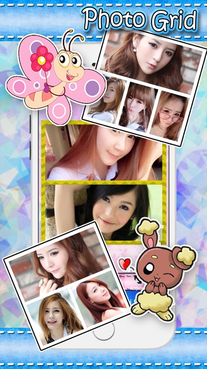 Fun Frame photo camera editor: Plus sticker,filters,effects,grid and border stitch