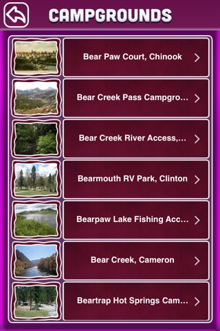 Montana Campgrounds Offline Guide screenshot 2