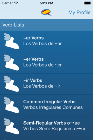 Spanish Verbs Trainer screenshot 4