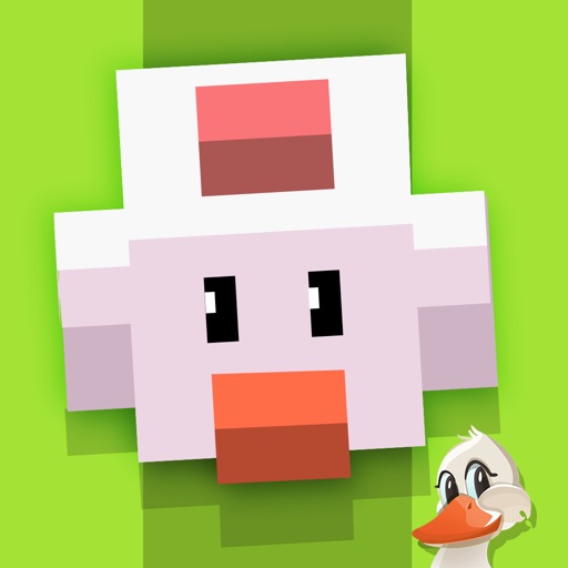 Blocky Duck Crosses the Highway – Endless Tiny Bird Escape icon