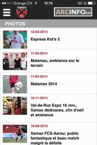 Neuchatel Xamax FCS - OFFICIEL screenshot 3