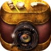 Vintage Camera Photo Studio Editor with Retro Frames, Stickers and Effects
